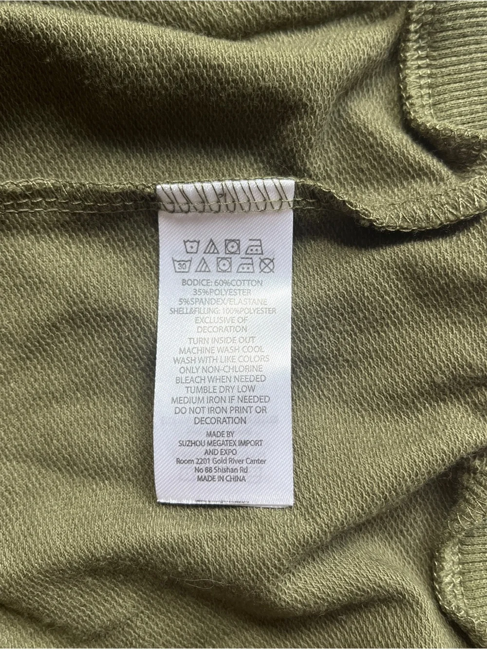 Tommy Bahama Baby Boy Olive Green Quilted Zip Up Hoodie Jacket 12M